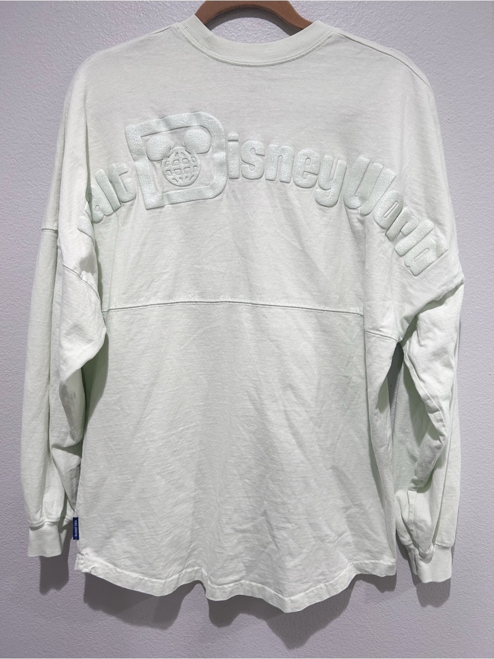 Disney world Light Mint Embossed Logo spirit jersey mint medium
